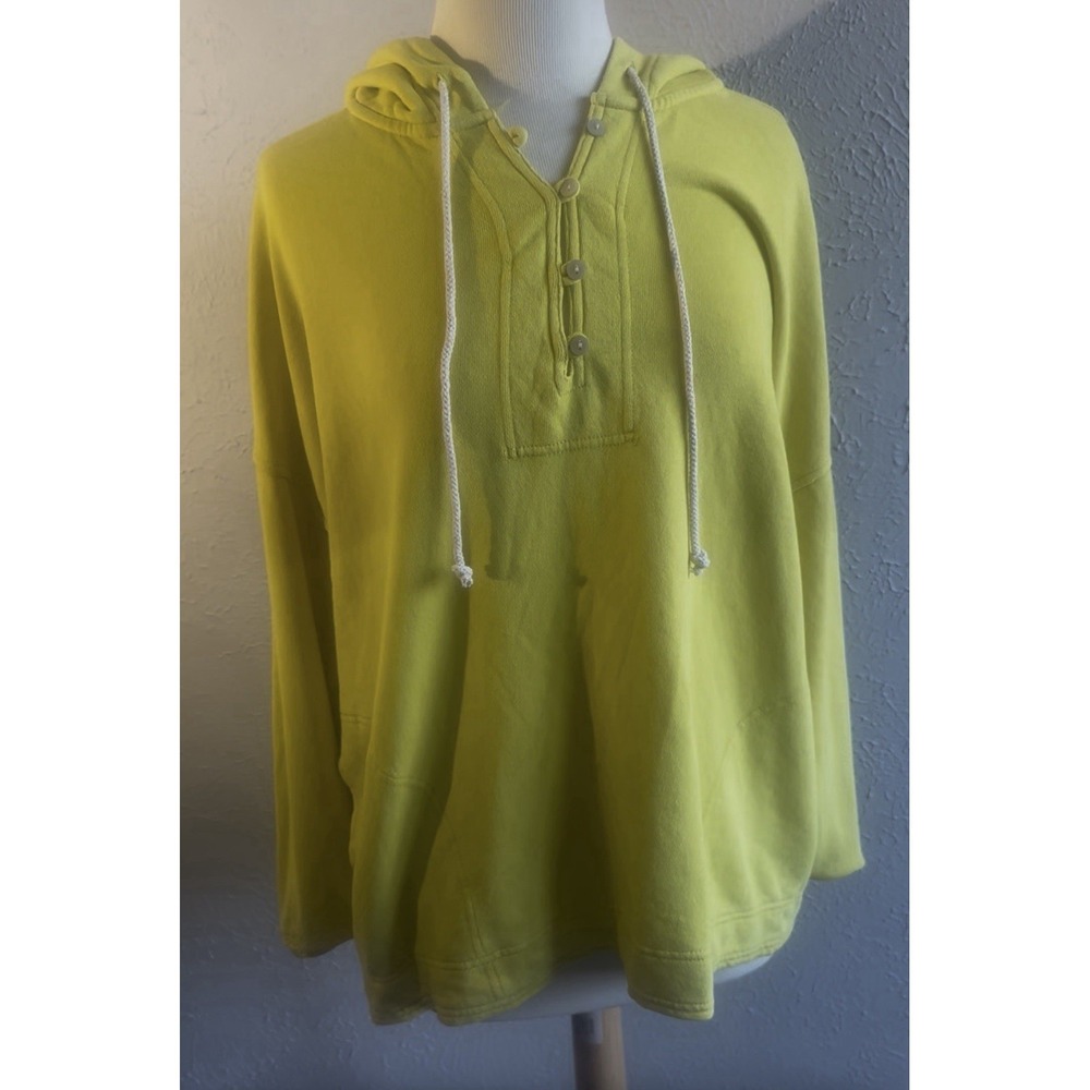 Aerie Women Sz M .Oversized Lime Hoodie Sweatshirt Cozy Comfy Athleisure Casual